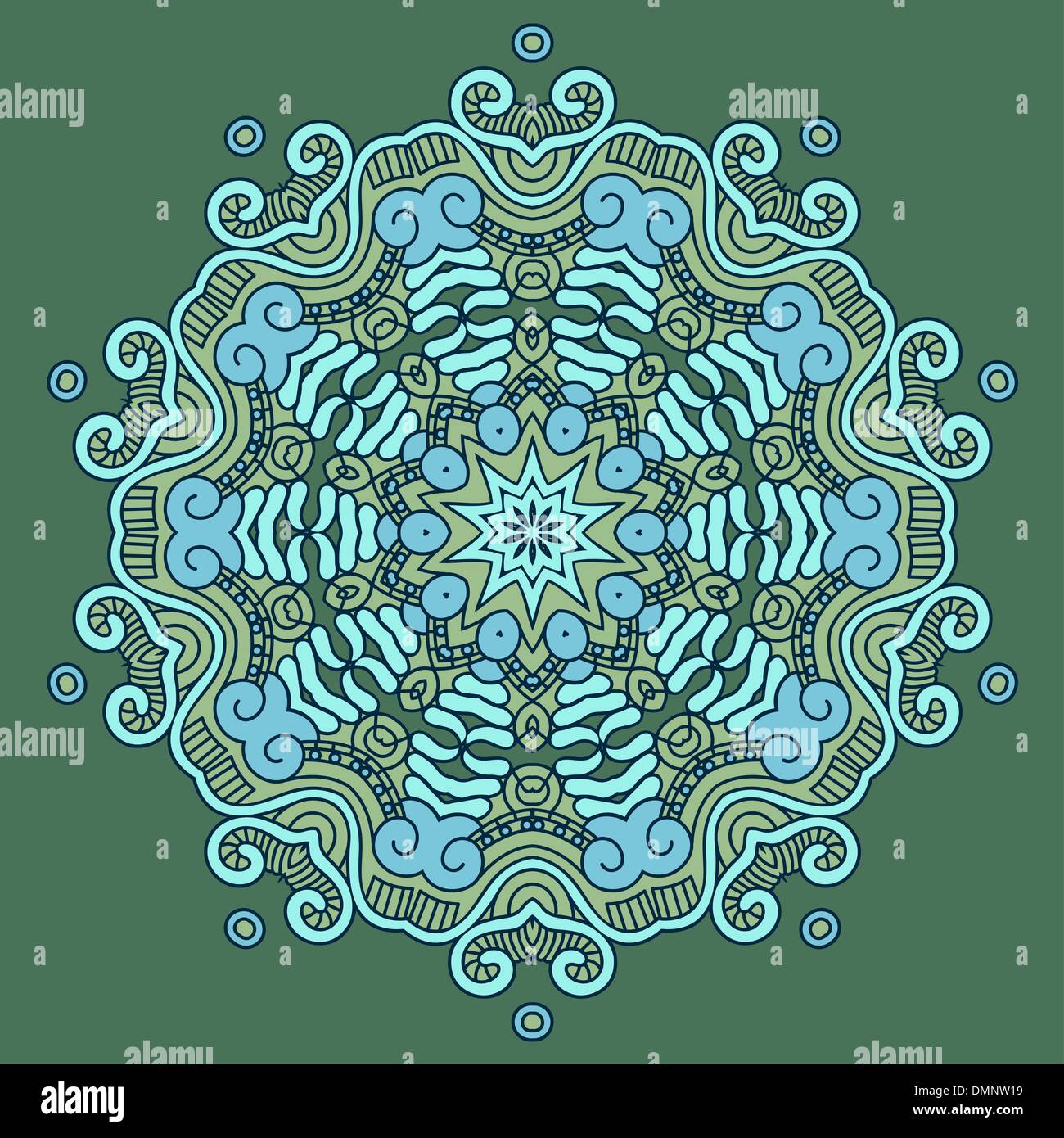 Vector round decorative design element Stock Vector Image & Art - Alamy