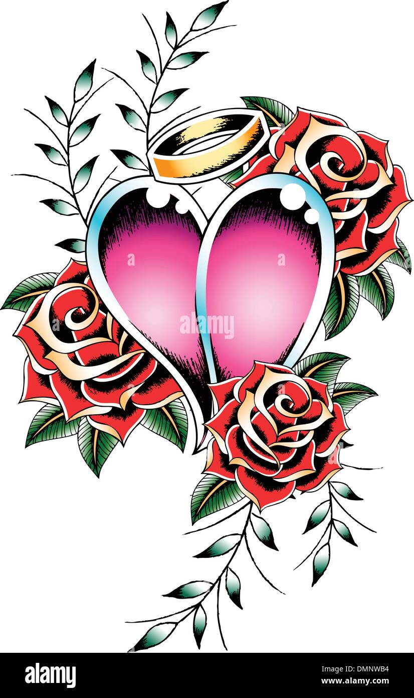 cross with roses drawing  Clip Art Library