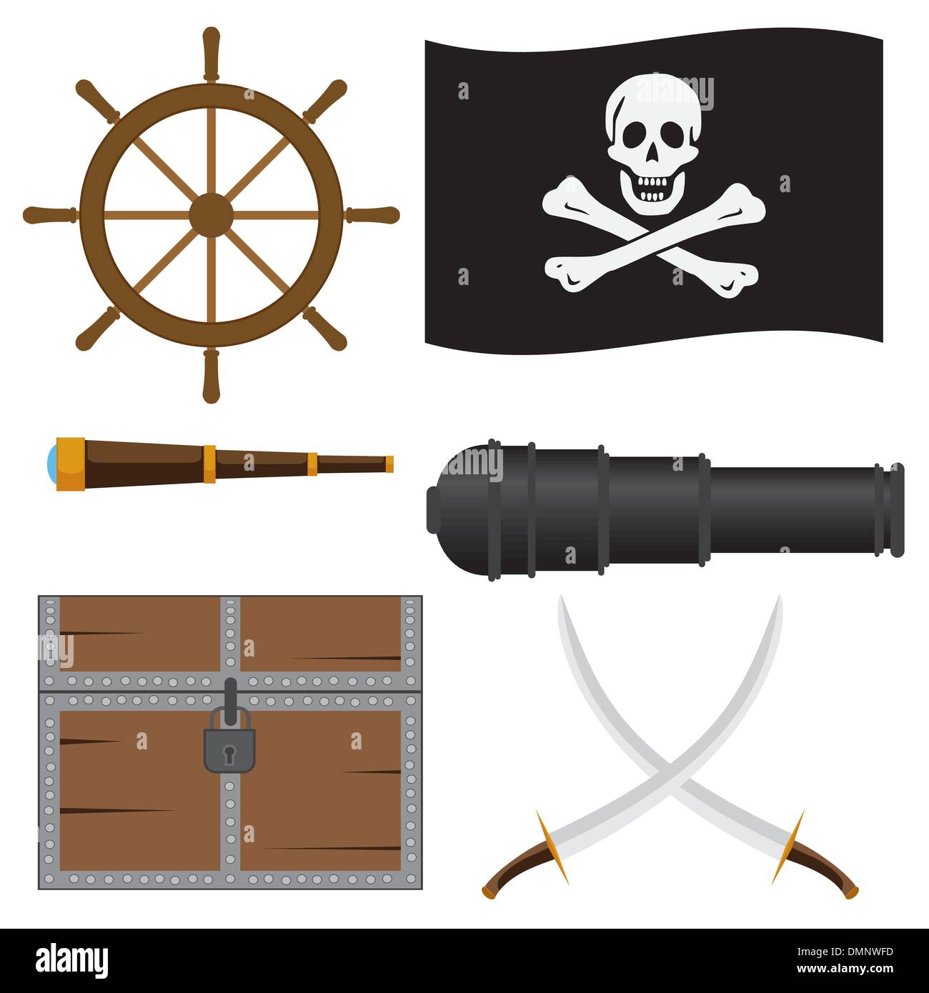 Cannon icons set in Stock Vector Images - Alamy