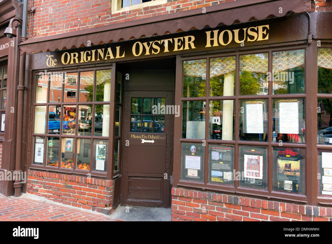 Facade of the Original Oyster House, the oldest restaurant in Boston