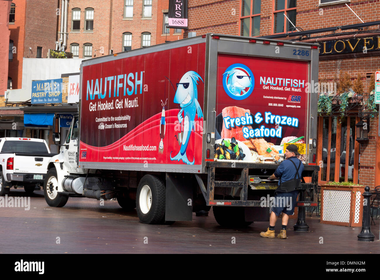 Fish Delivery Van Stock Photos Fish Delivery Van Stock Images