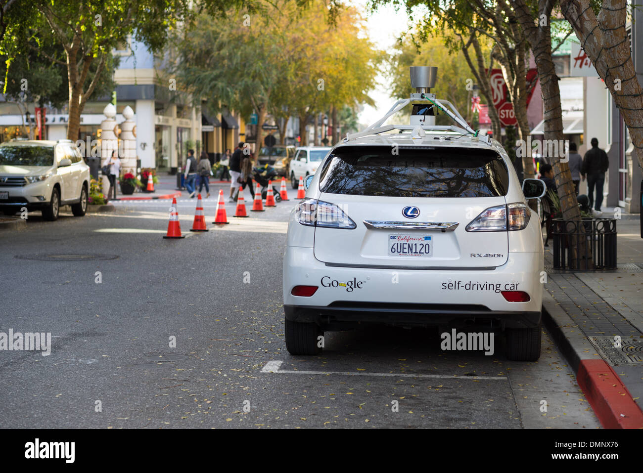 Google self driving car. Stock Photo