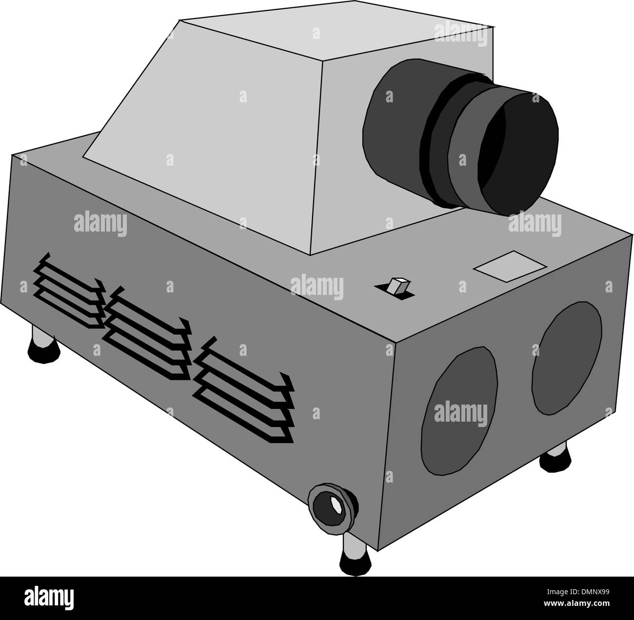Projector image Black and White Stock Photos & Images - Alamy