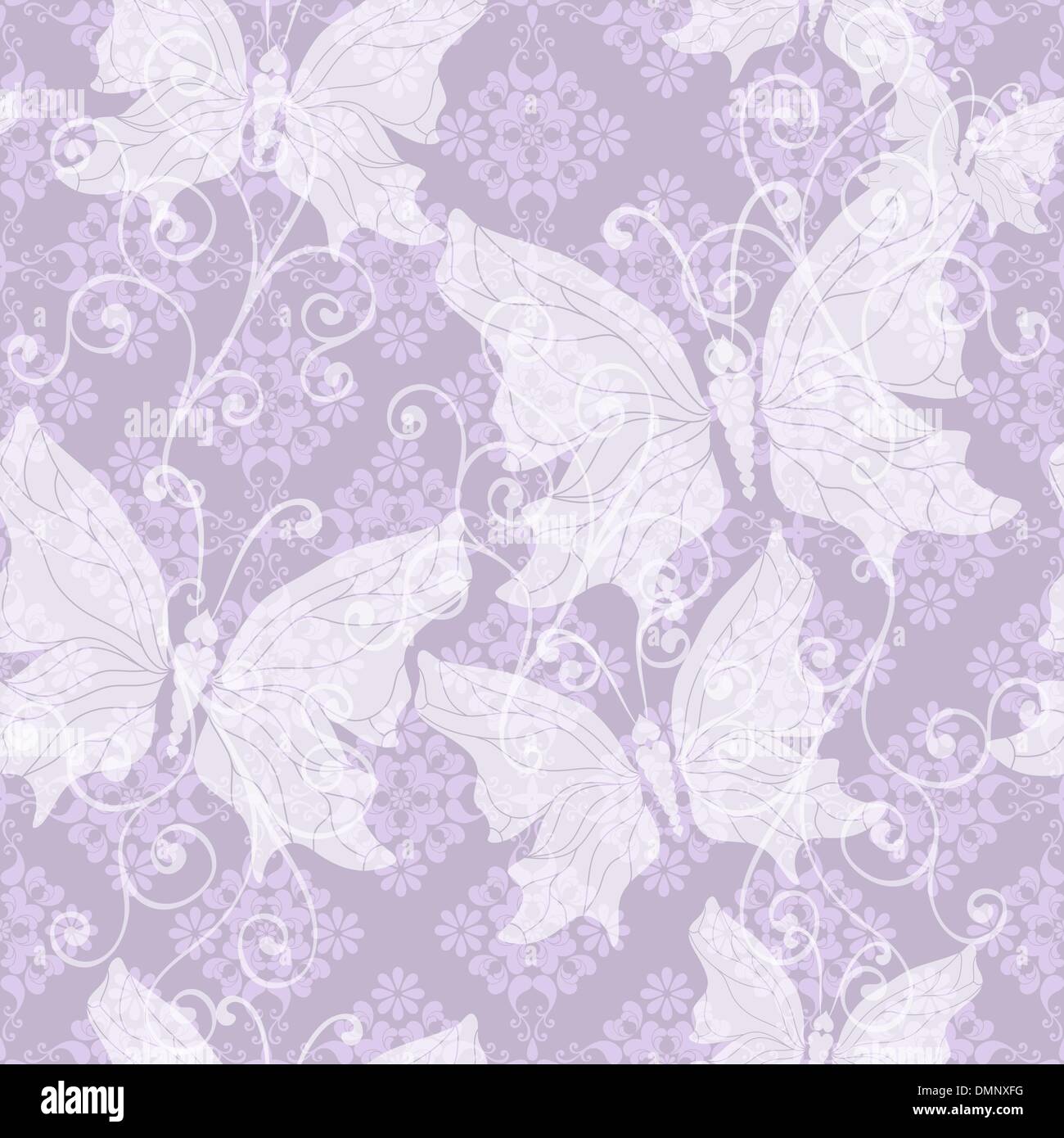 Gentle floral pattern Stock Vector
