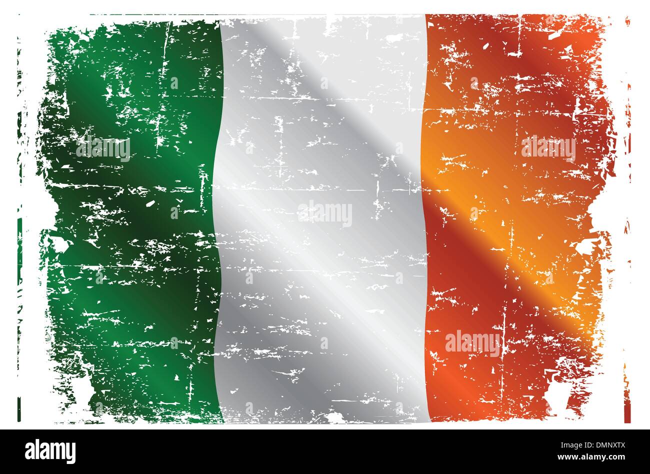 Irish flag Stock Vector