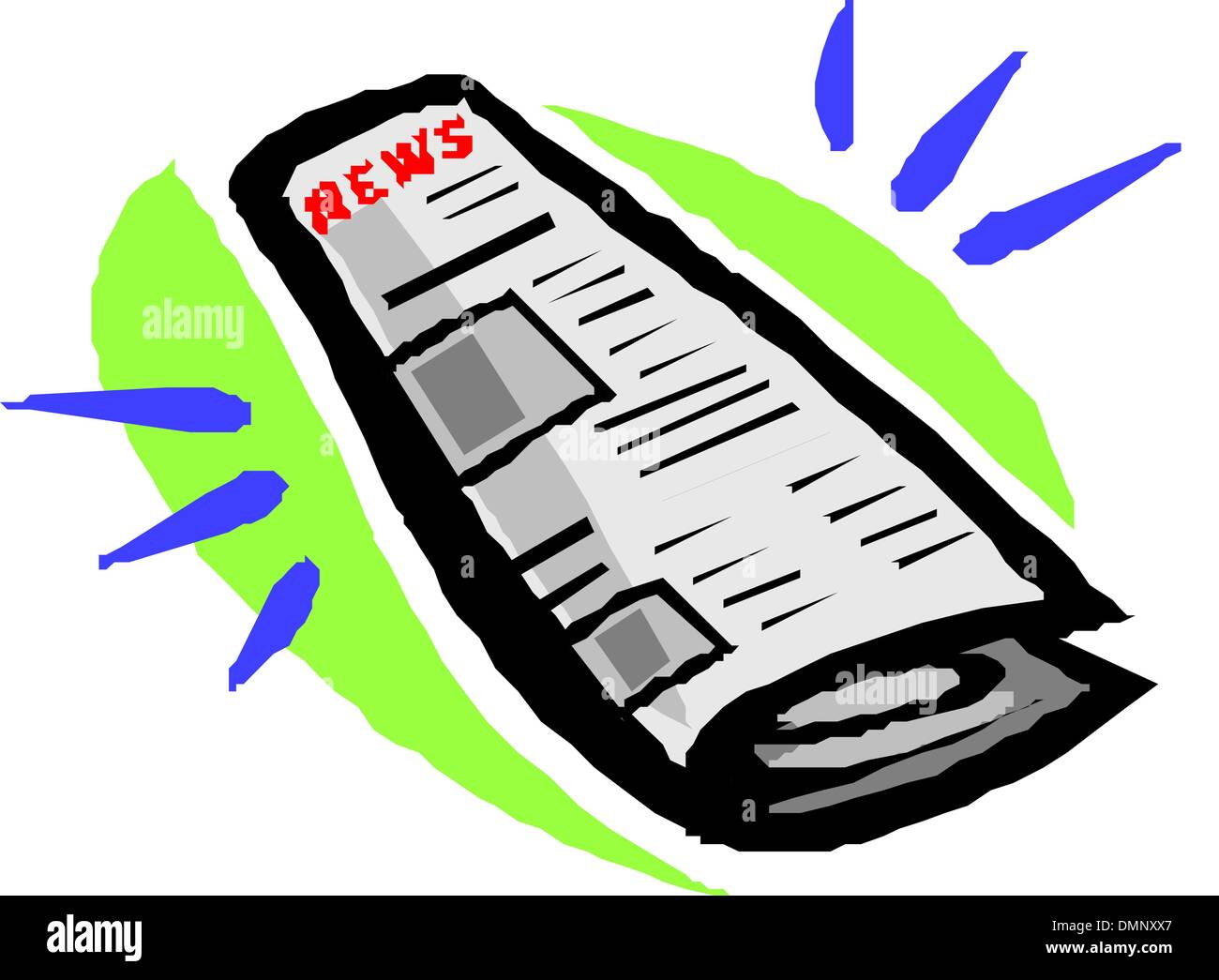 Broadsheet newspaper Stock Vector Images Alamy