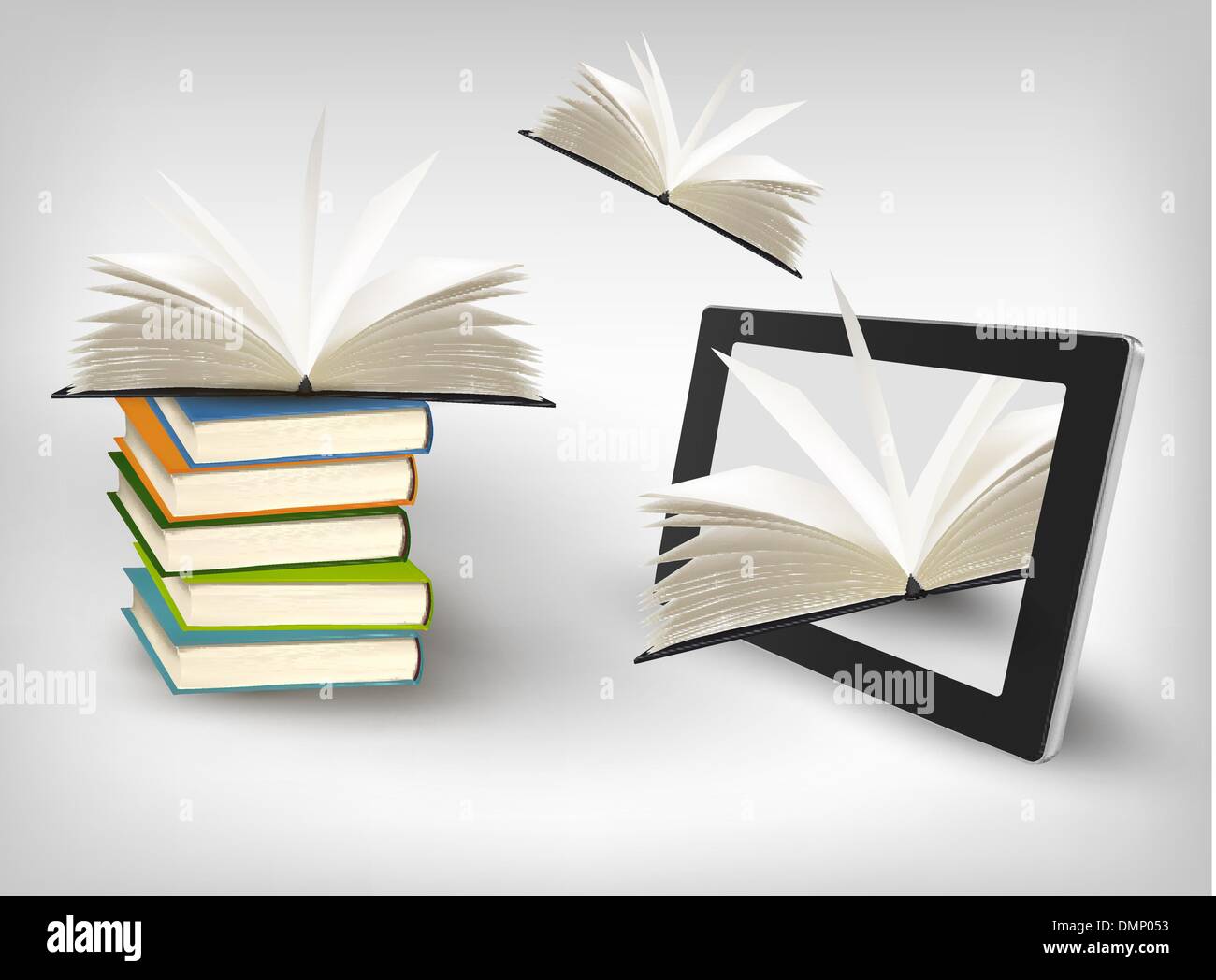 Flying books hi-res stock photography and images - Alamy