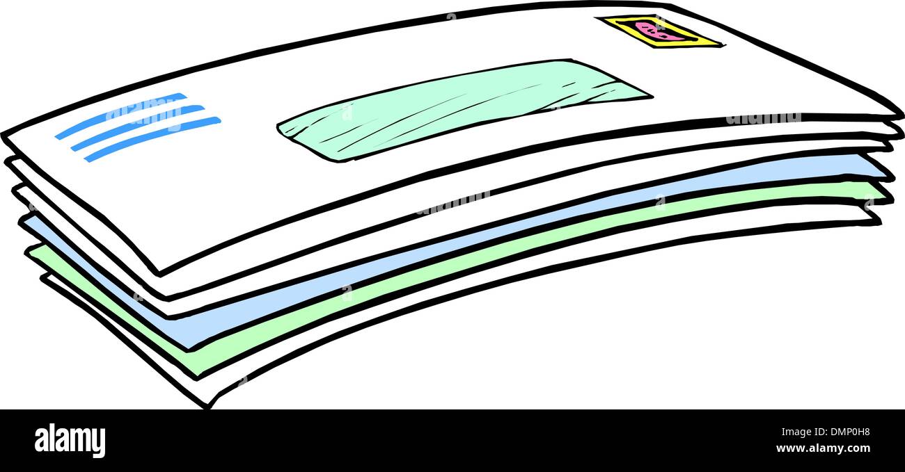 Letter envelope nobody Stock Vector Images Alamy