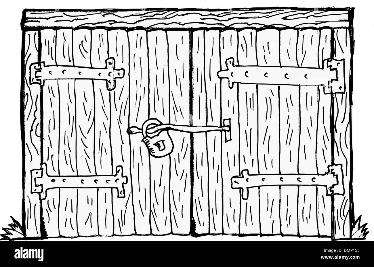 Gate lock Black and White Stock Photos & Images Alamy