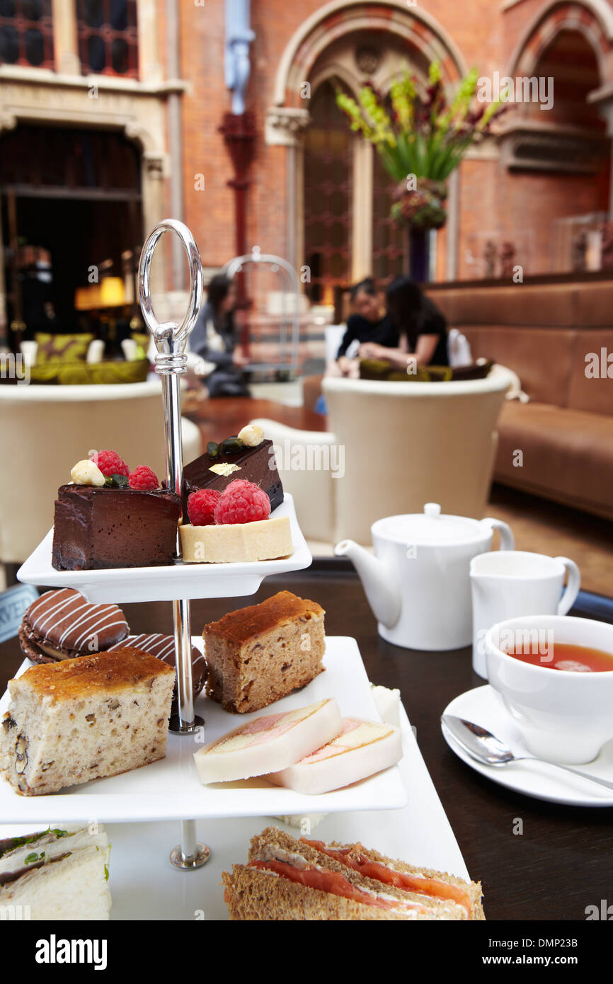 Afternoon Tea at St Pancras Renaissance Hotel restaurant, St Pancras