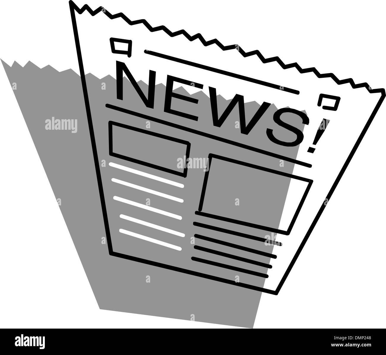 Newspaper broadsheet Stock Vector Images Alamy