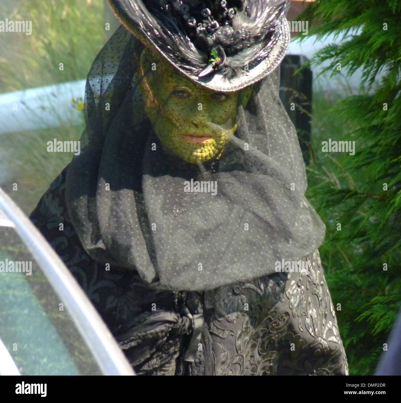 Neve McIntosh filming a Doctor Who Christmas special Cardiff, Wales - 10.08.12 Stock Photo