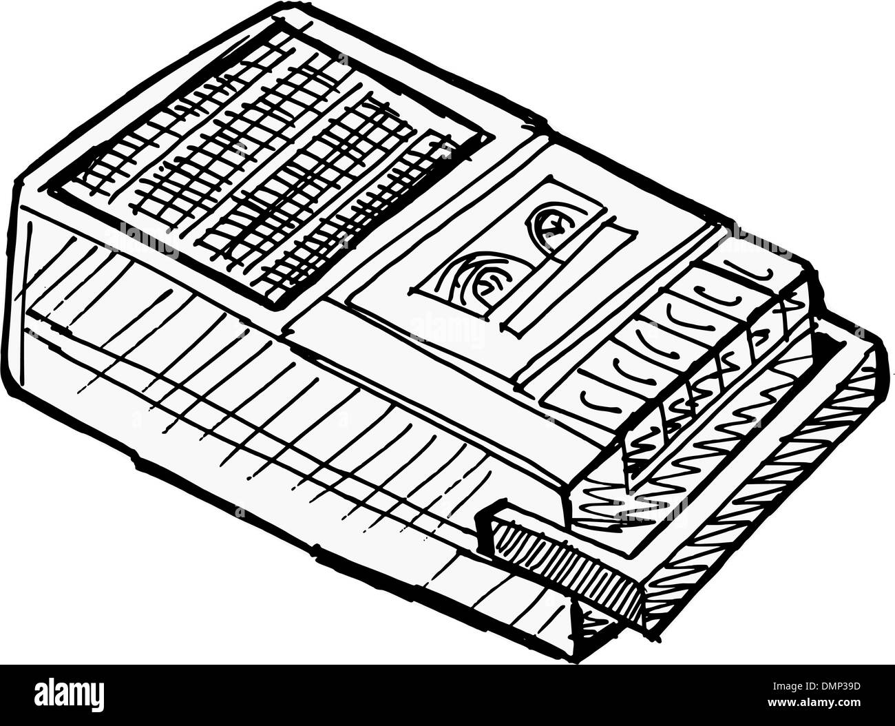 compact tape recorder Stock Vector Image & Art - Alamy