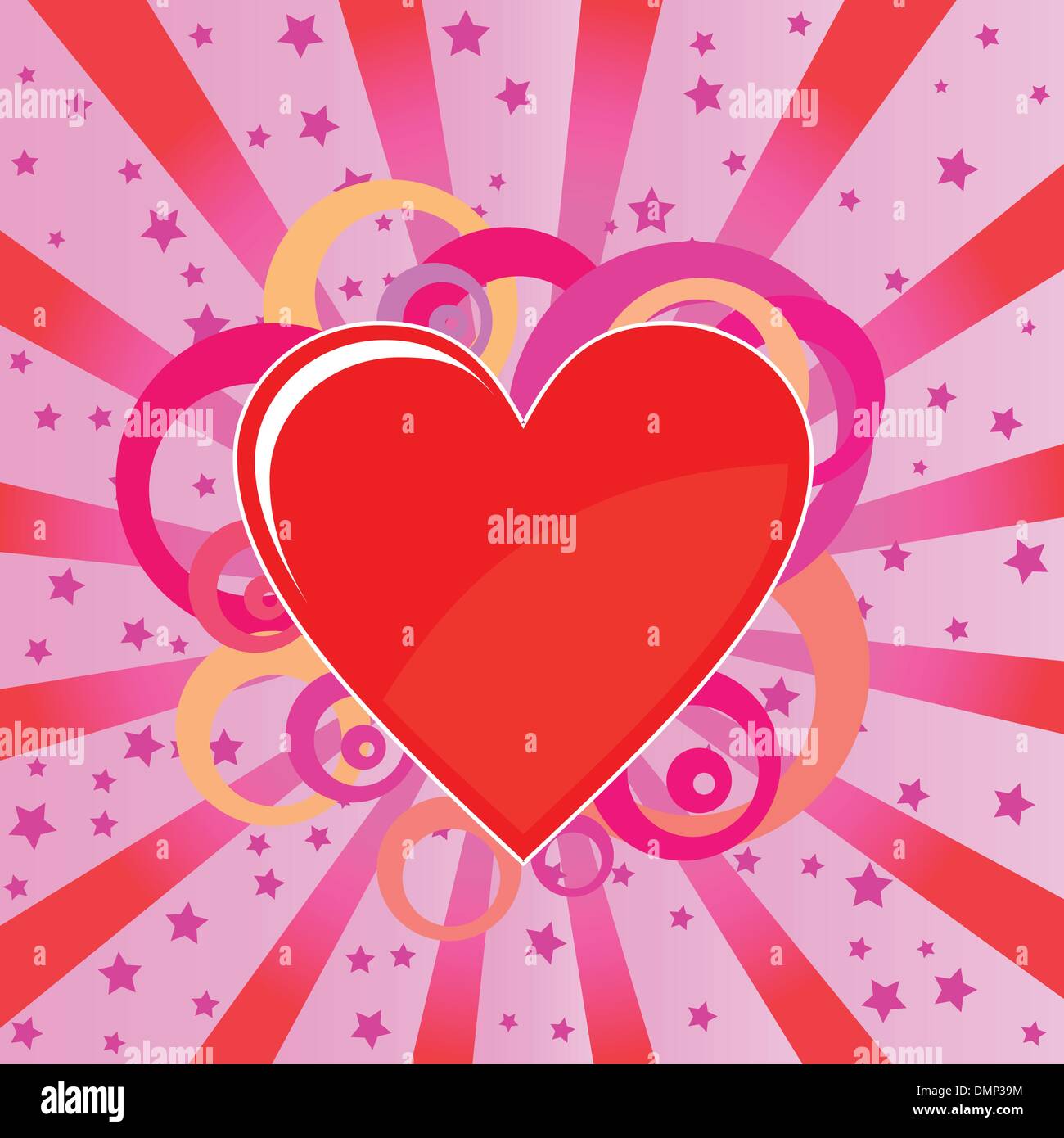 Valentine's Day Heart Background Stock Vector Image & Art - Alamy