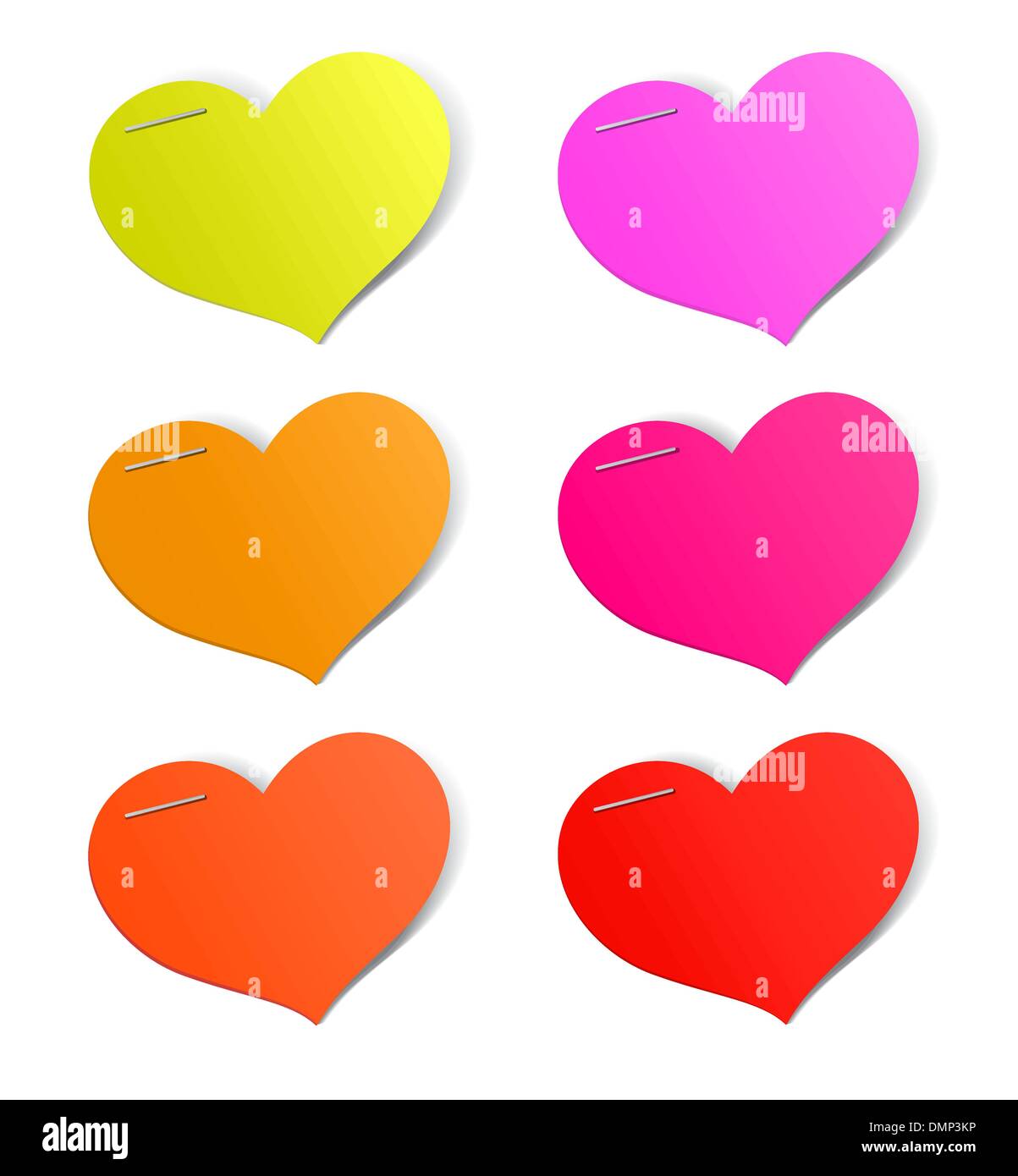 Heart shape stickers set Stock Vector Image & Art Alamy