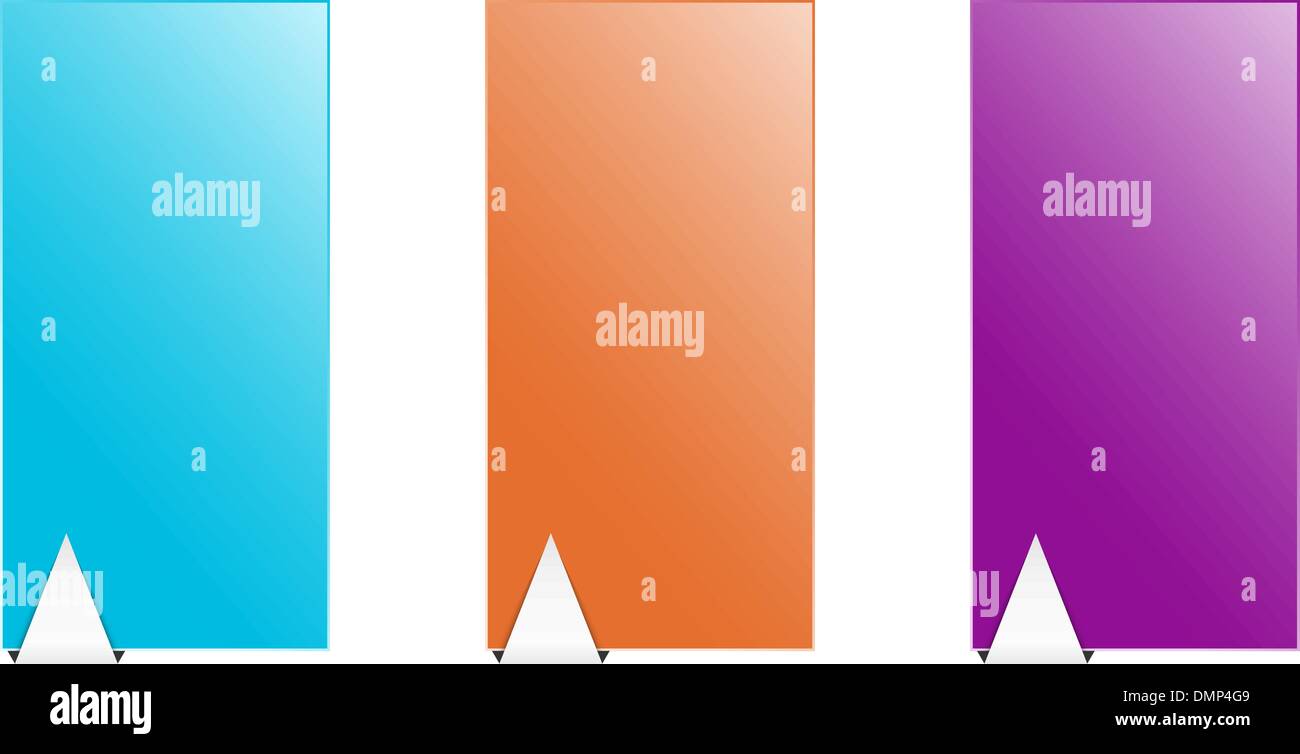 color templates with arrow Stock Vector Image & Art - Alamy