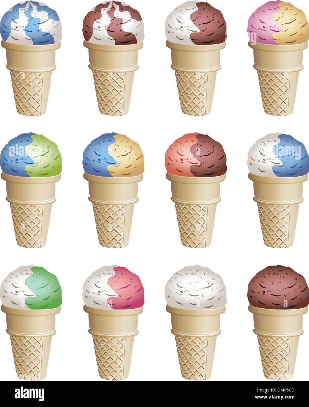 vector icecream Stock Vector Image & Art - Alamy