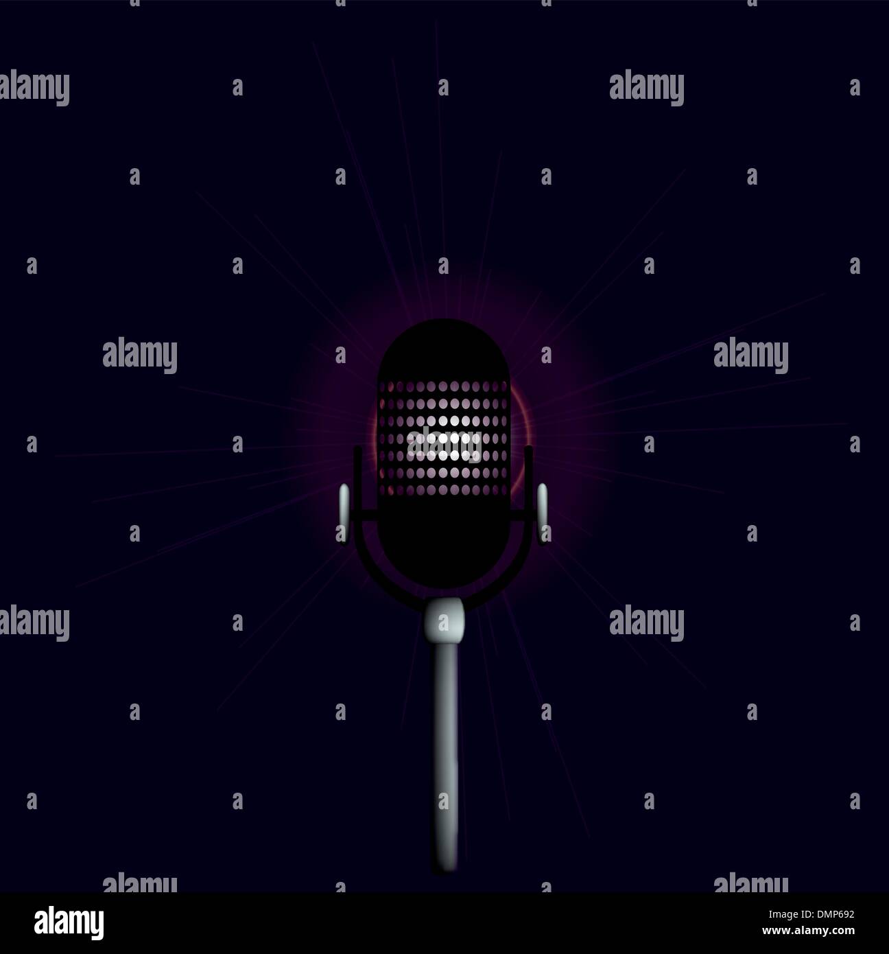 Classic Valve Microphone Stock Vector Image & Art - Alamy