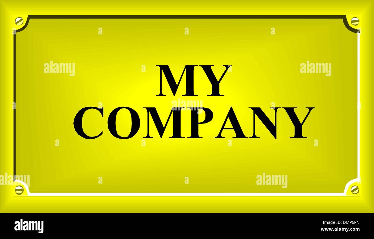 My company Stock Vector