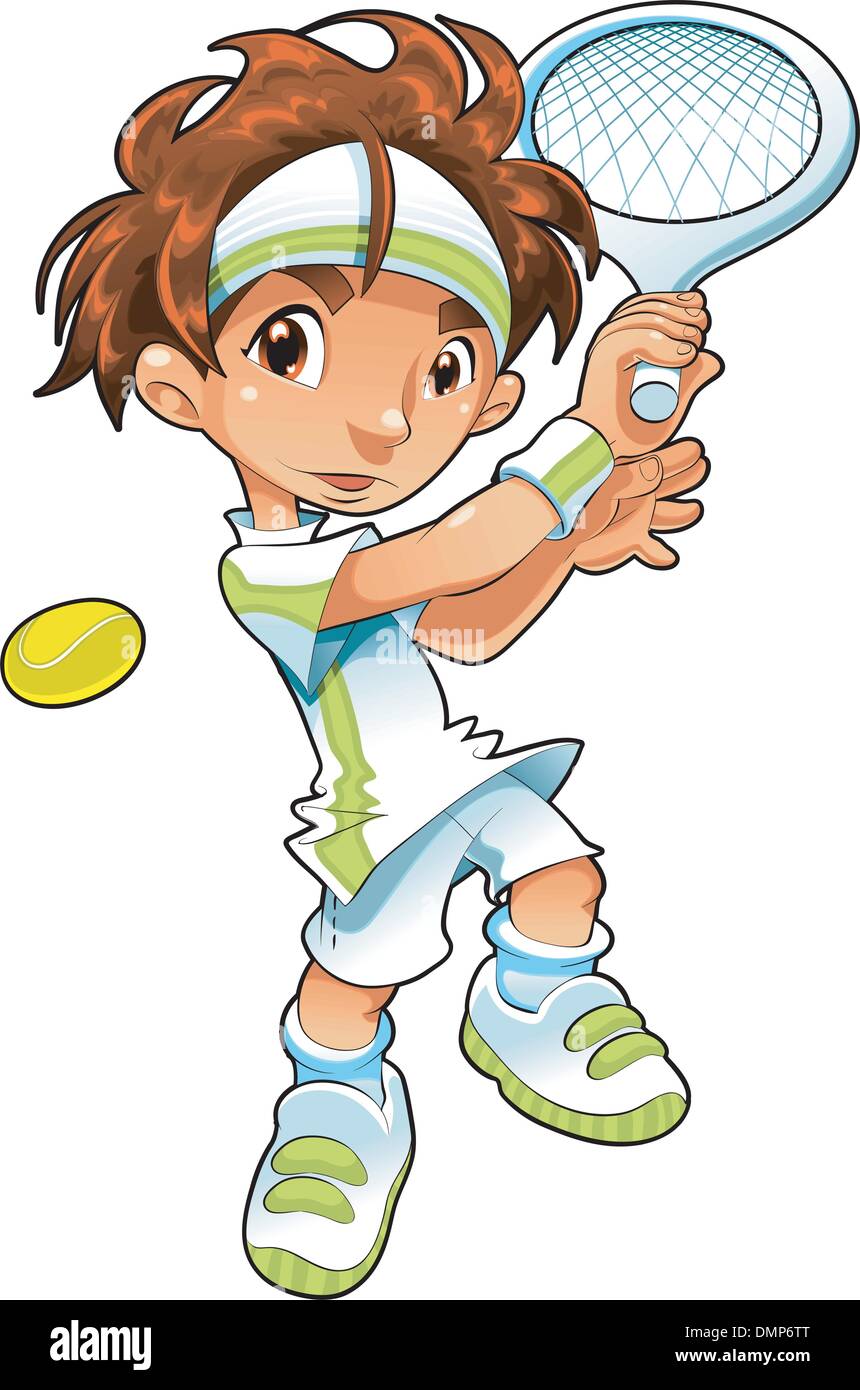 Baby Tennis Player Stock Vector Image & Art Alamy