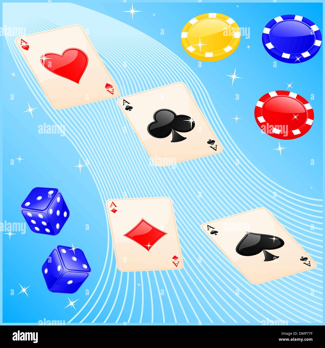 Casino elements Stock Vector