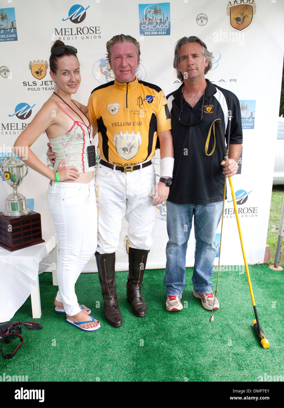 Katia Gorky Simon Garber and Dario Garcia 2012 Kings Polo Classic at ...