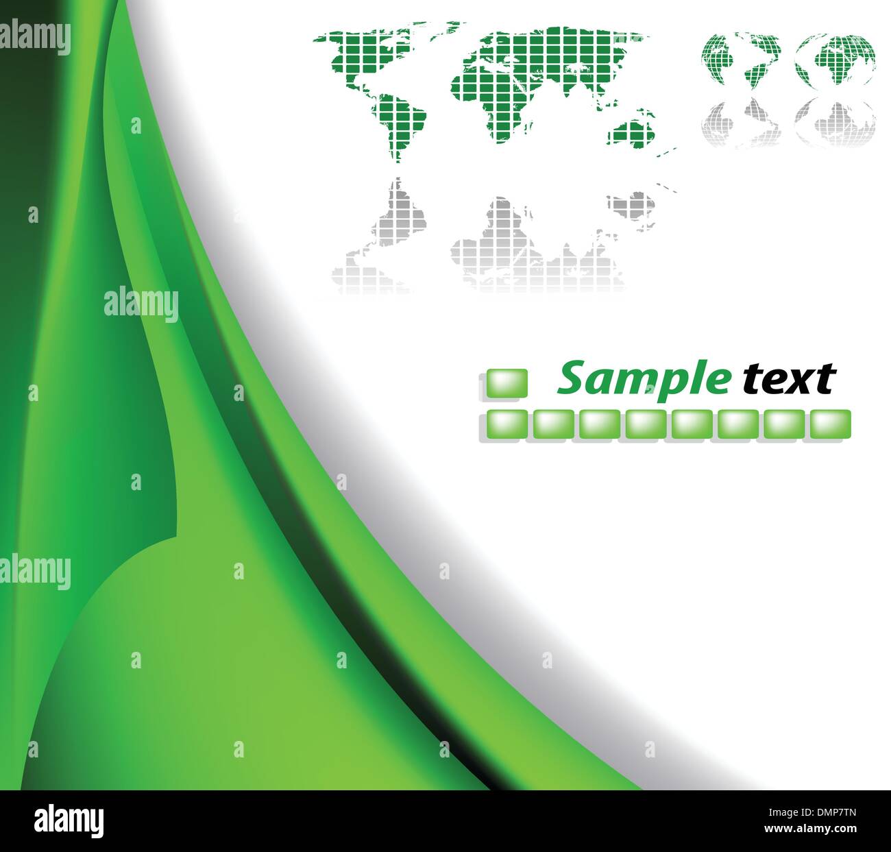 the vector green abstract background Stock Vector Image & Art - Alamy