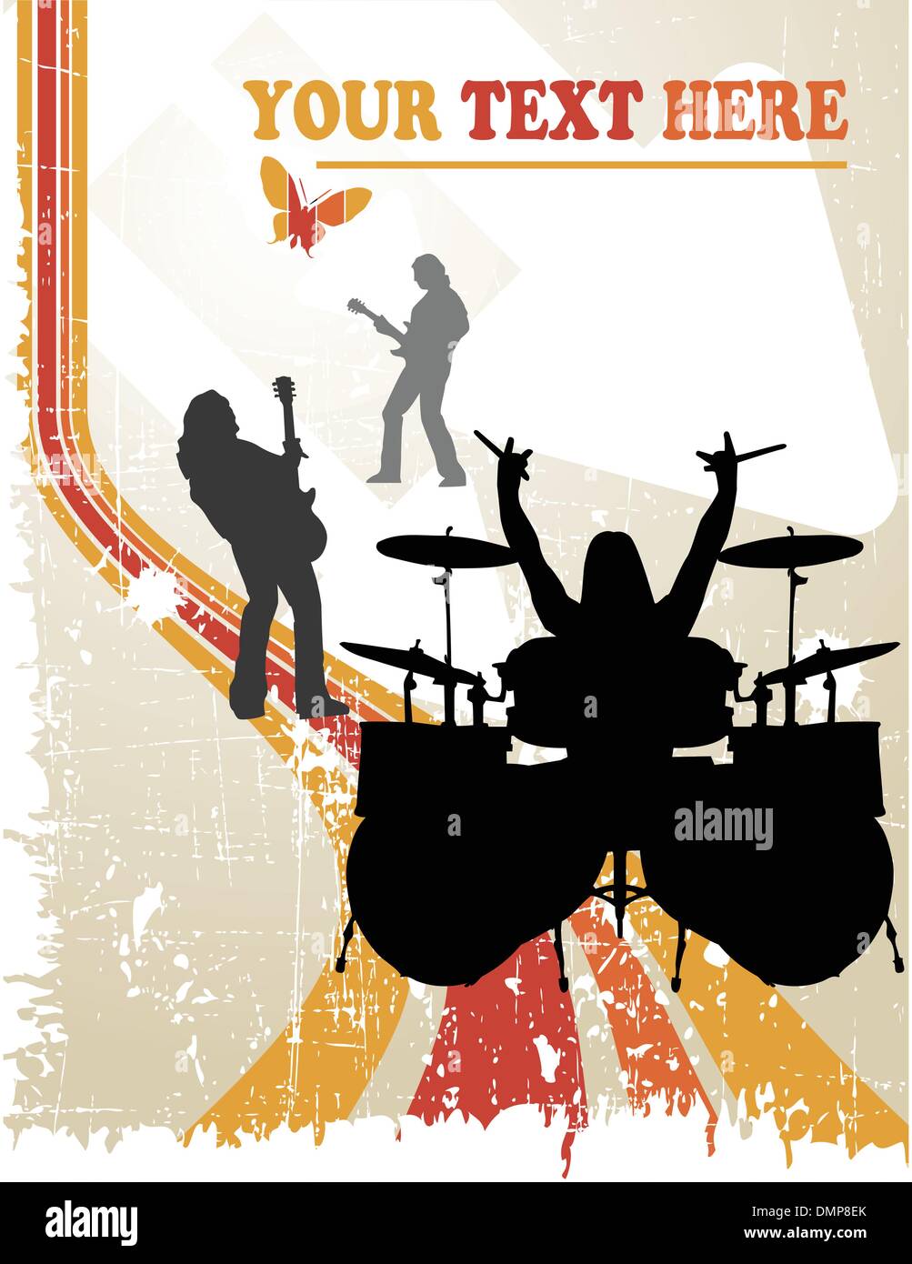 the abstract vector music retro background Stock Vector Image & Art - Alamy