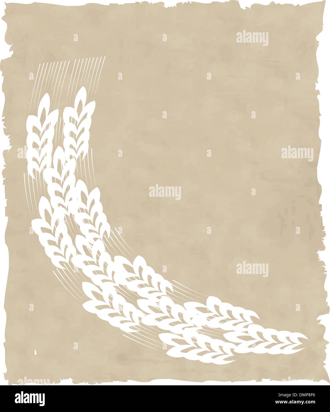 the vector wreath on old paper Stock Vector Image & Art - Alamy