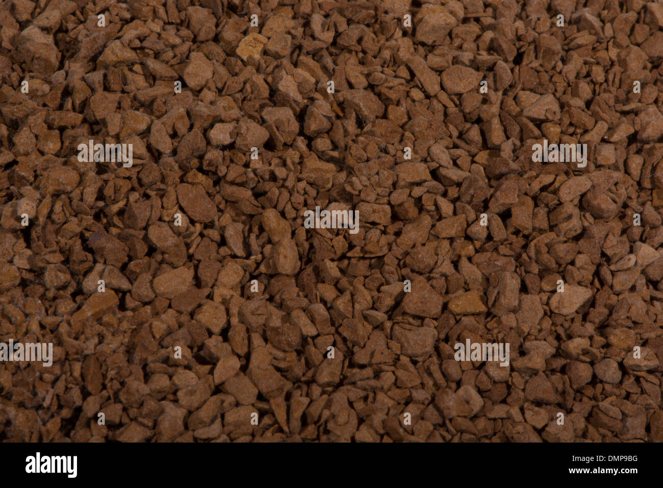 Close Up Of Freeze Dried Instant Coffee Granules Stock Photo