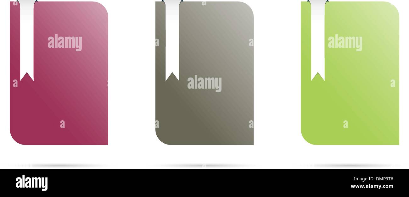 color templates with bookmark Stock Vector Image & Art - Alamy