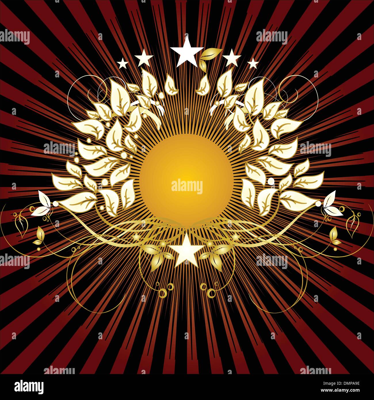Ornate floral shield background Stock Vector Image & Art - Alamy