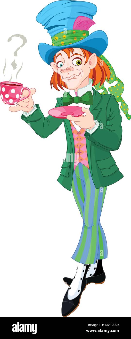 Mad Hatter Stock Vector