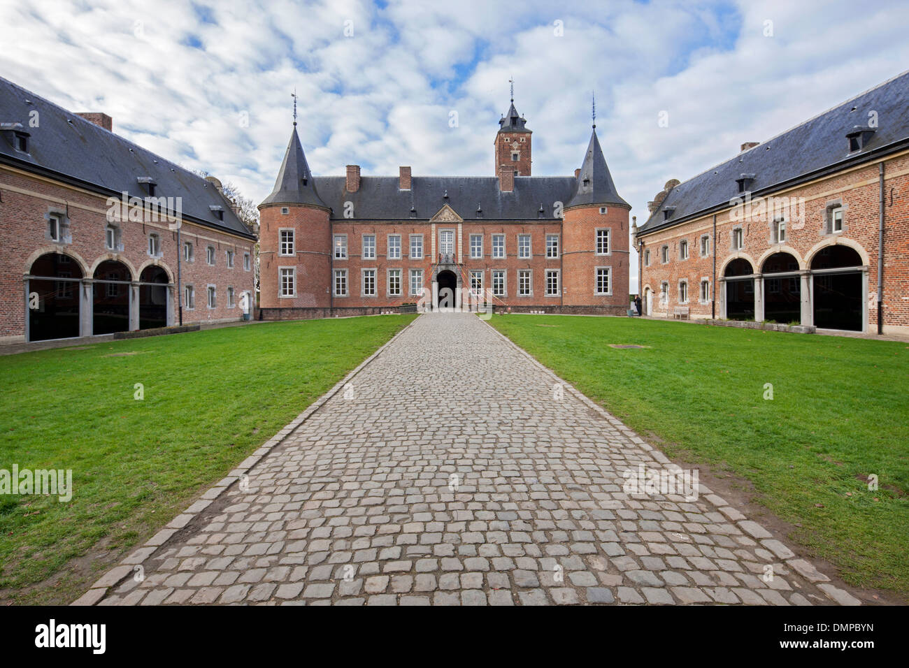 Alden Biesen, 16th-century castle at Rijkhoven, Bilzen, Belgium Stock Photo