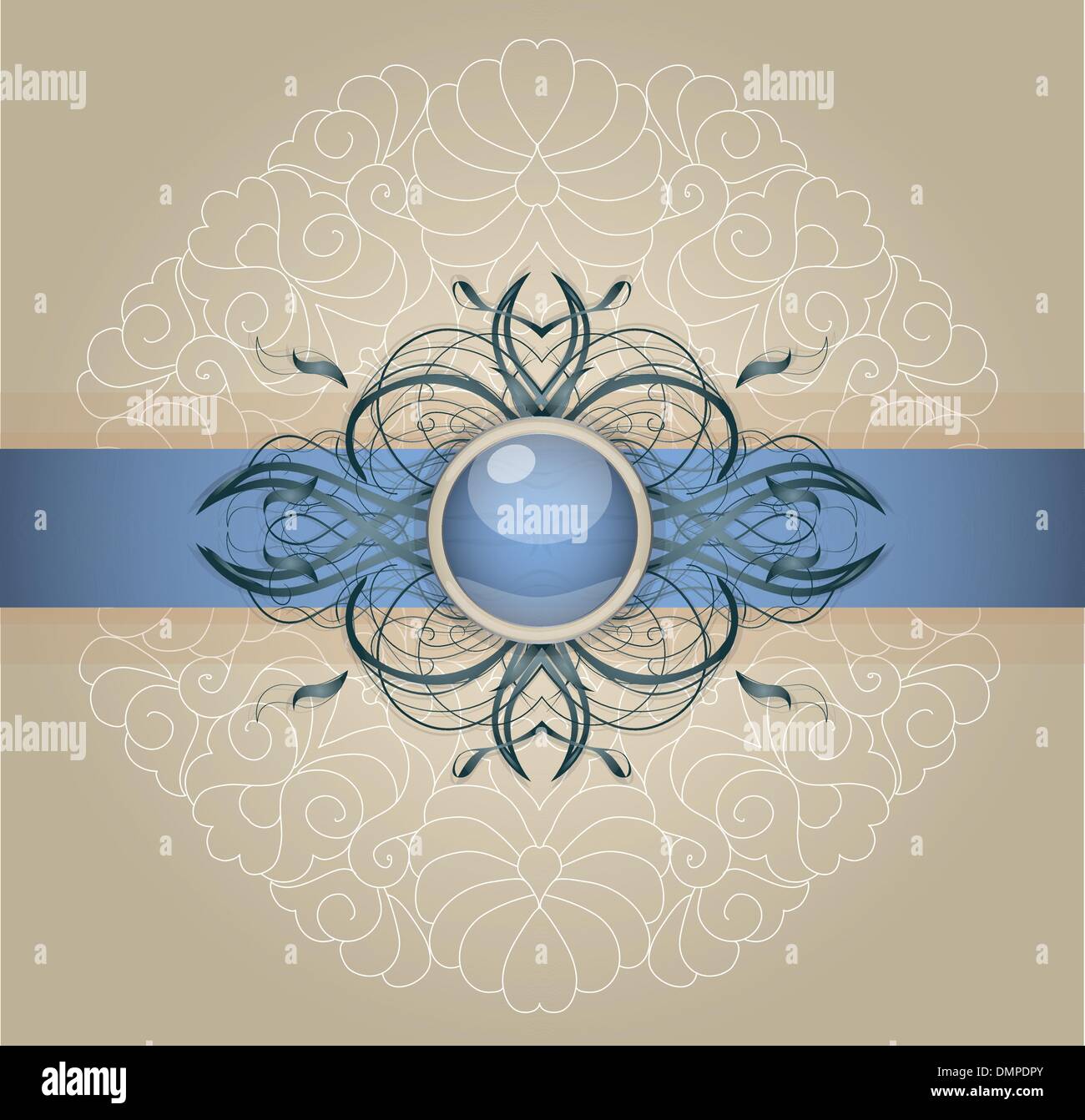 Retro background with ornament Stock Vector Image & Art - Alamy