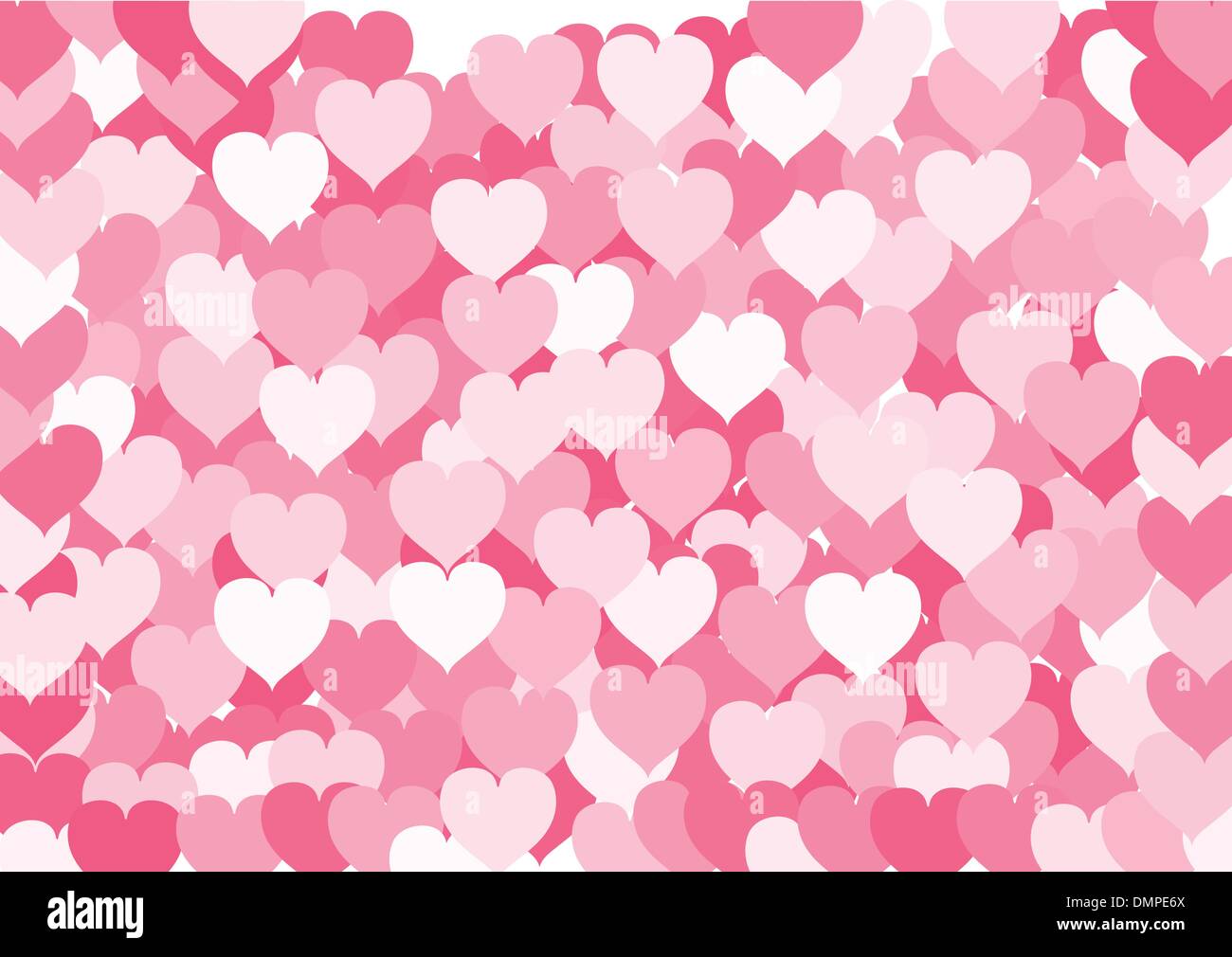 The background consisting of set of hearts. Stock Vector