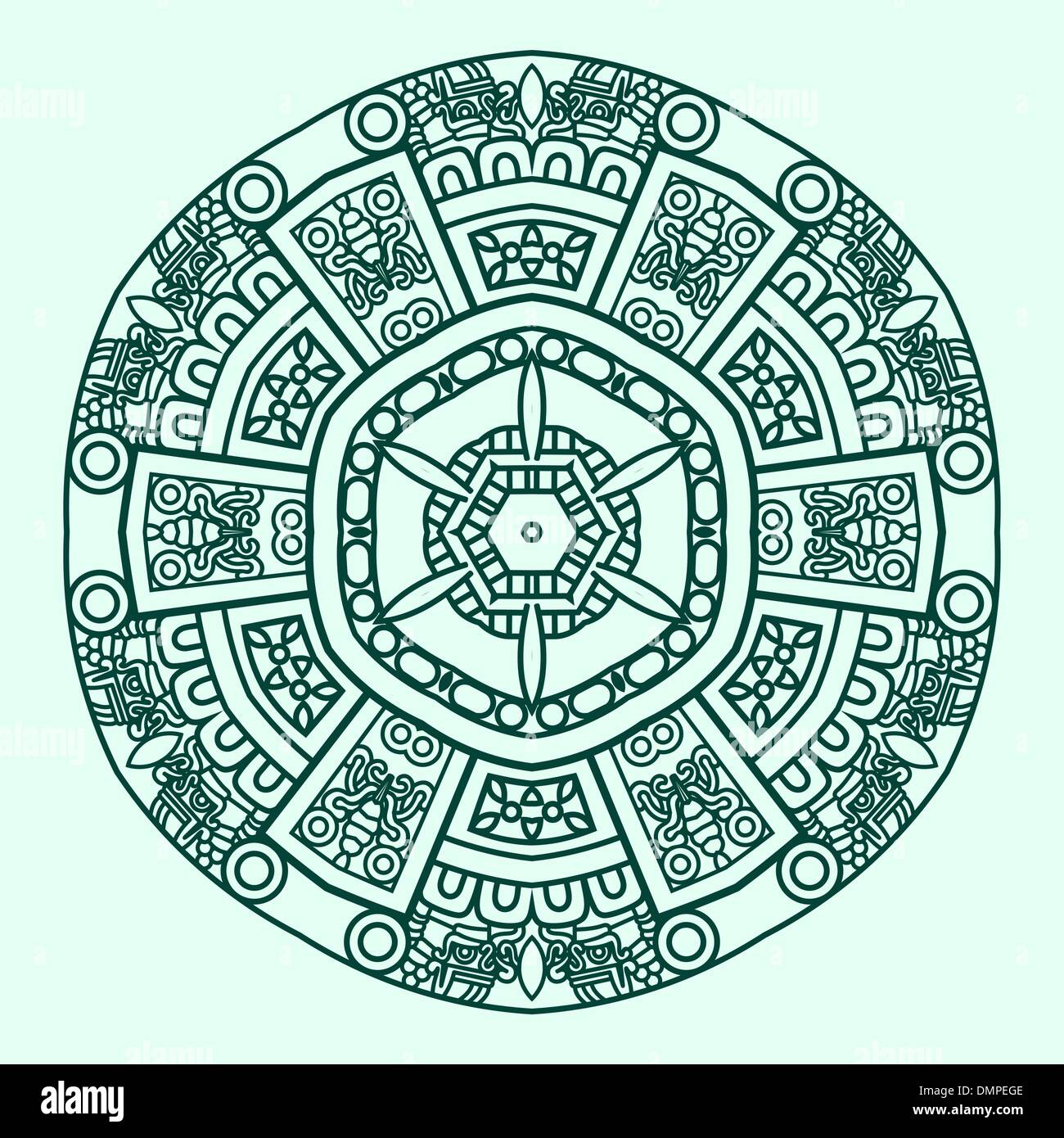 Vector round decorative design element Stock Vector Image & Art - Alamy