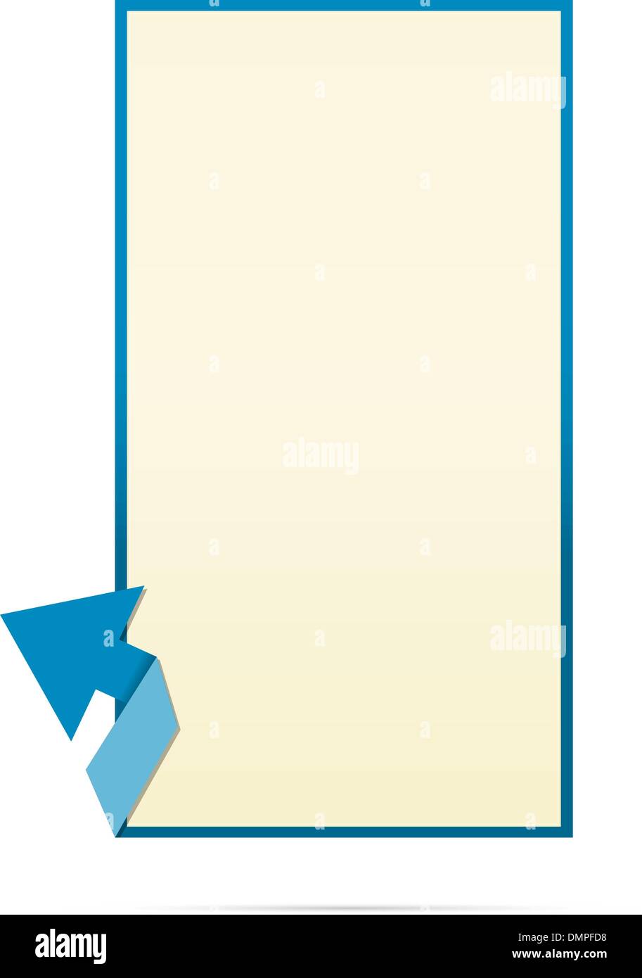 template with arrow element Stock Vector Image & Art - Alamy