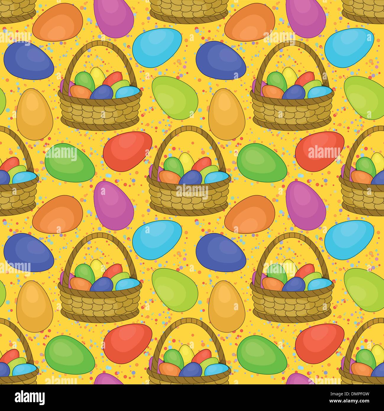 Easter picnic basket hi-res stock photography and images - Alamy