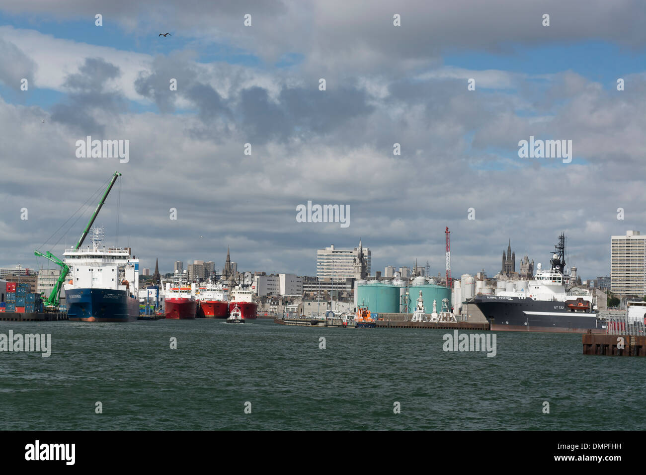 engineering fishing offshore supply service survey dock Stock Photo