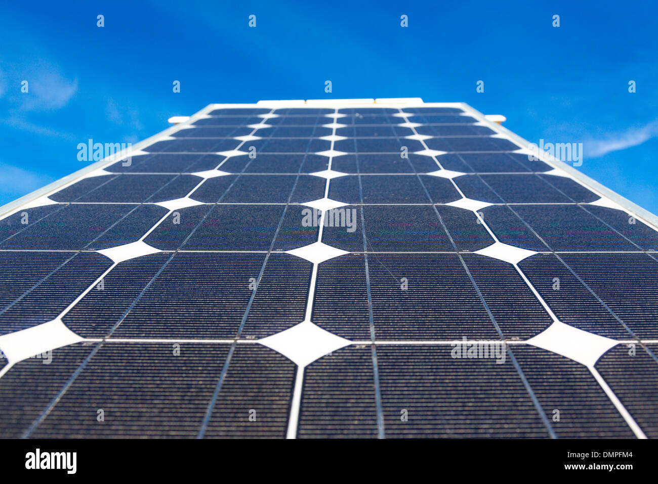 Electric panel solar power elements Stock Photo