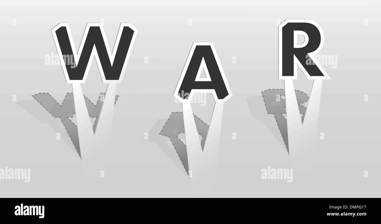 Illustration of WAR Stock Vector Image & Art - Alamy