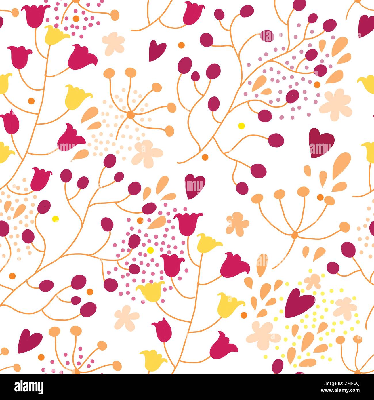Seamless texture with flowers Stock Vector Image & Art - Alamy