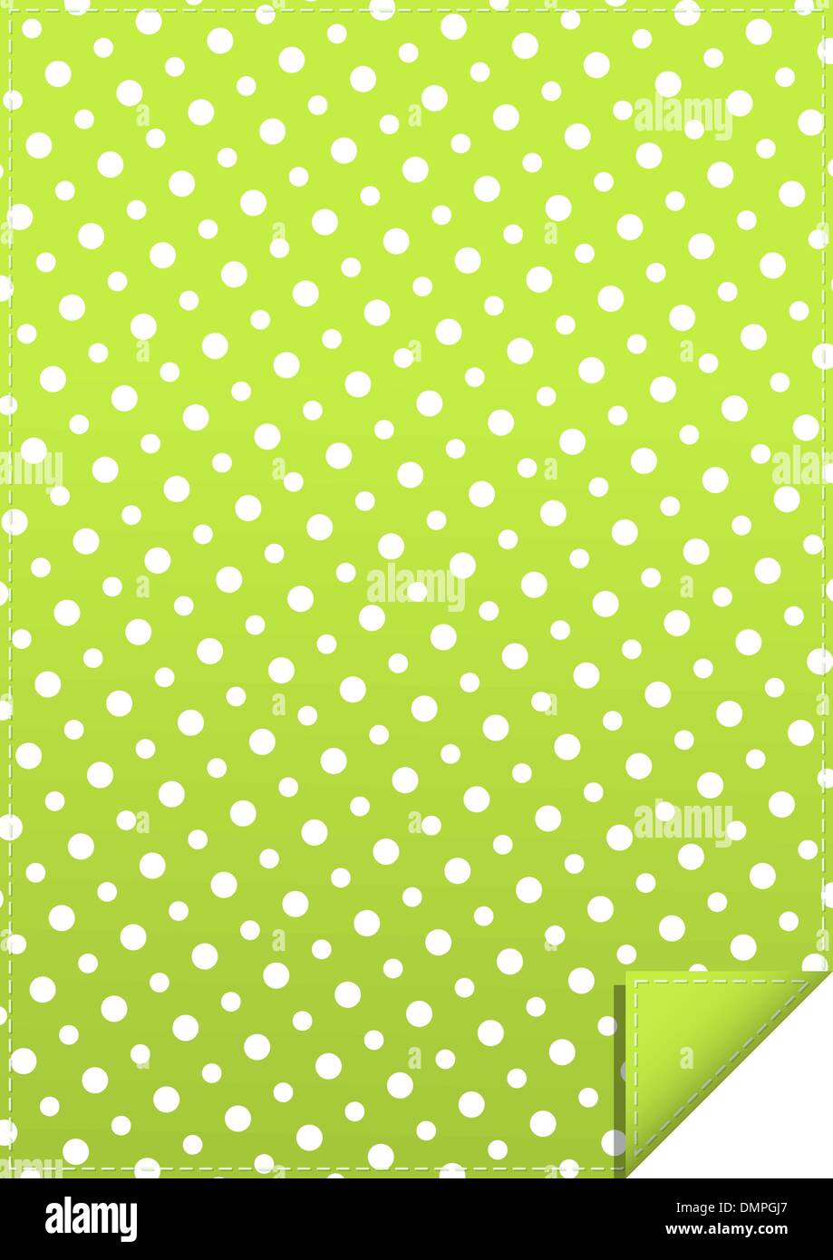 dotted stitched background Stock Vector