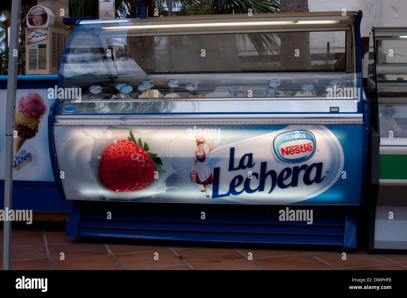 Ice cream icecream fridge container frozen display hi-res stock photography  and images - Alamy