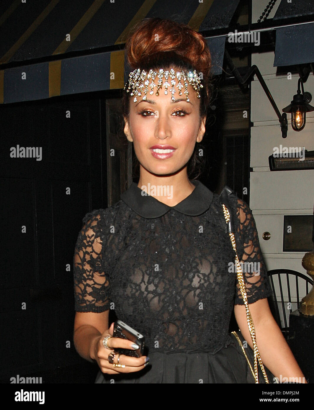 Preeya Kalidas leaving Little House Mayfair London, England - 07.08.12