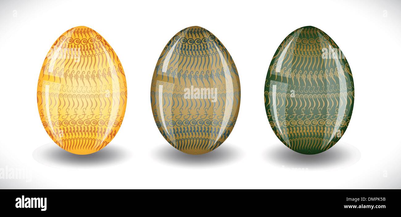 Set of easter eggs Stock Vector Image & Art - Alamy