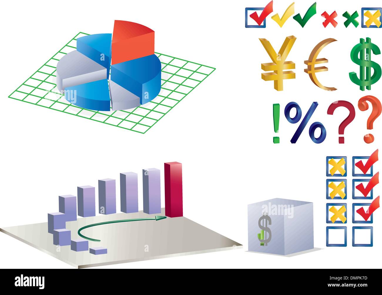 Diagrams Stock Vector