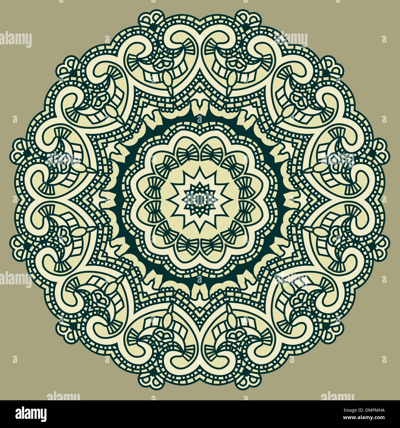 Vector round decorative design element Stock Vector Image & Art - Alamy