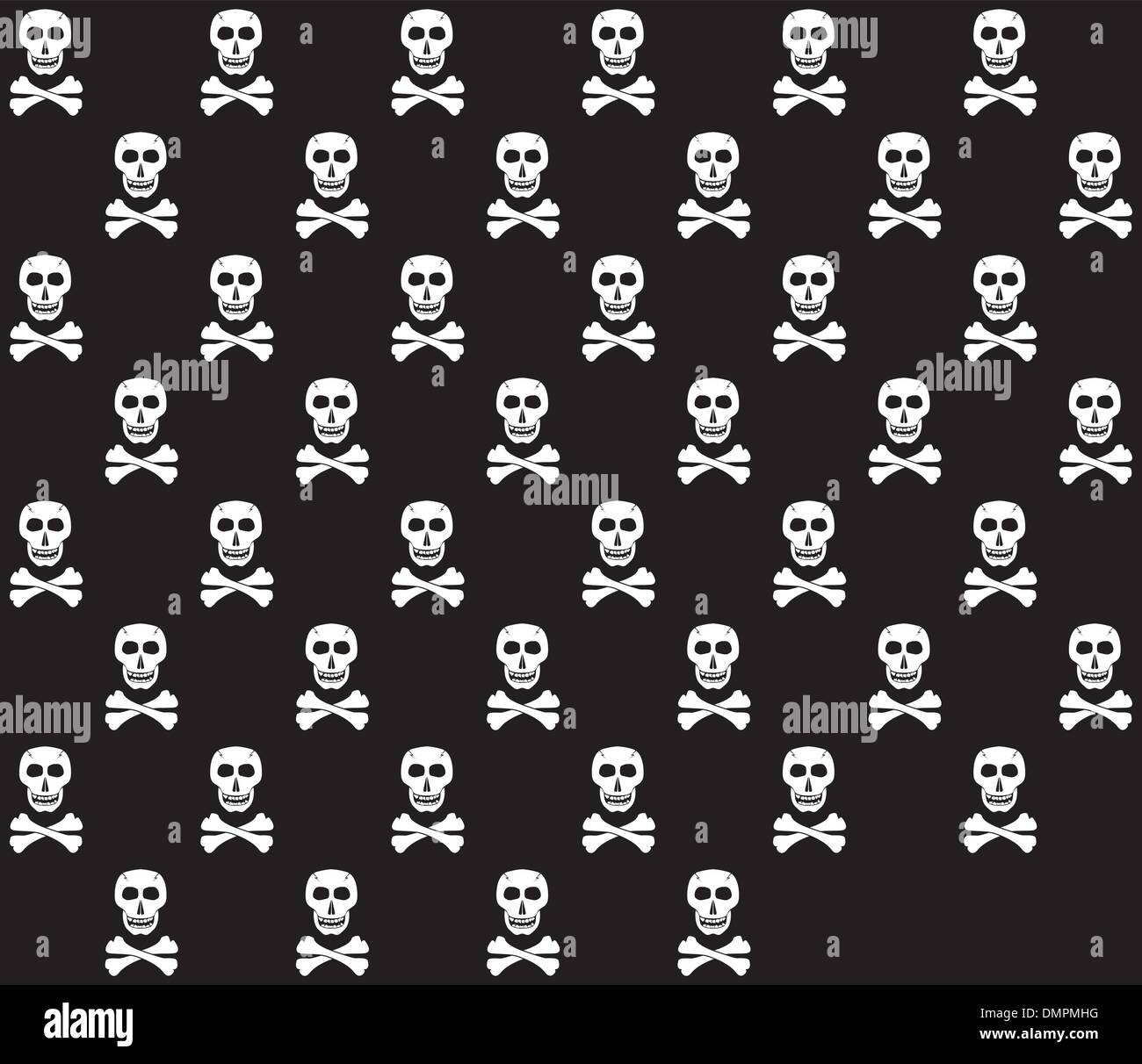 Skull vector black and white hires stock photography and images Alamy